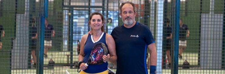 Susana Ruíz Vela junto a Rafael López