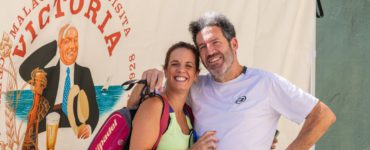 Dos jugadores del Cervezas Victoria Padel Tour